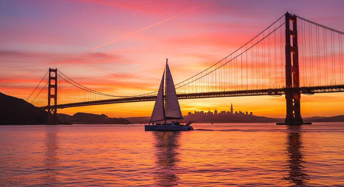 Golden Gate Bridge Sunset Cruises