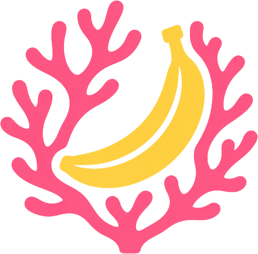 Banana Beach Coral Island