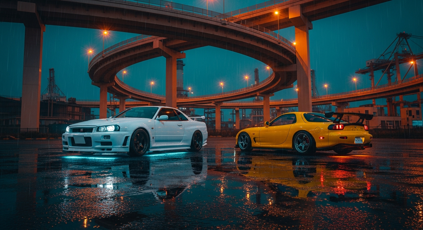 Tours privados en coches JDM a Daikoku PA