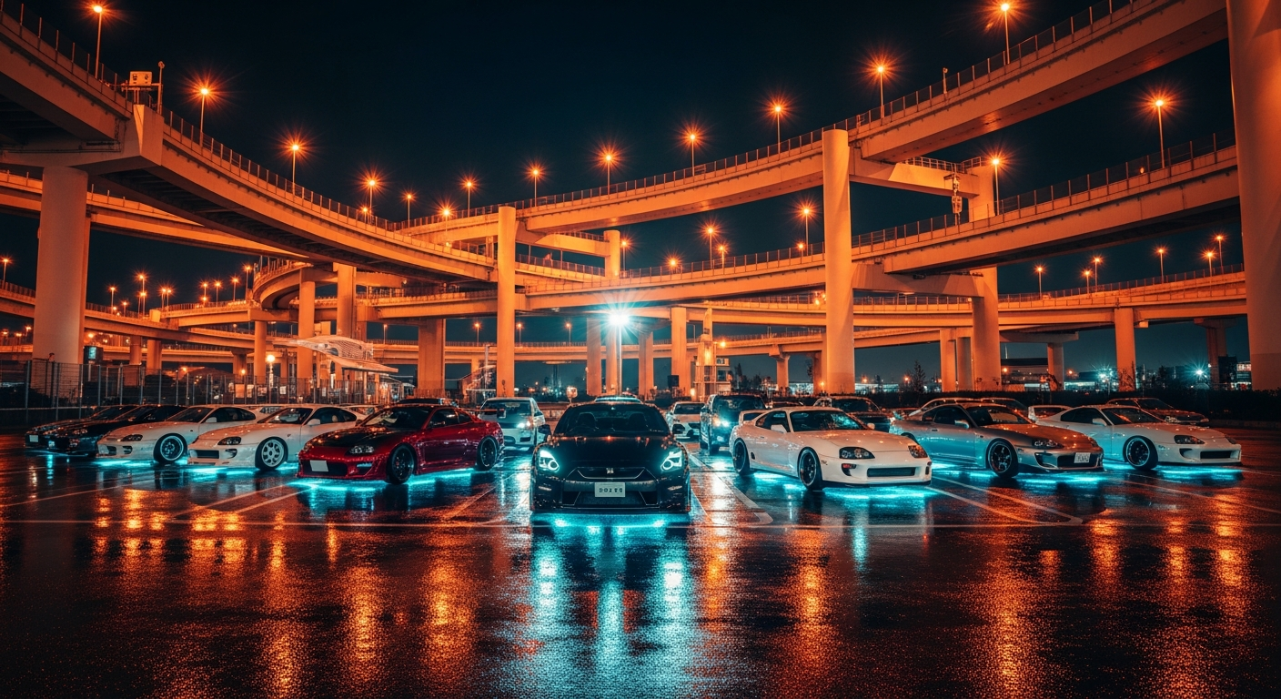 Tours desde Tokio al área de estacionamiento de Daikoku