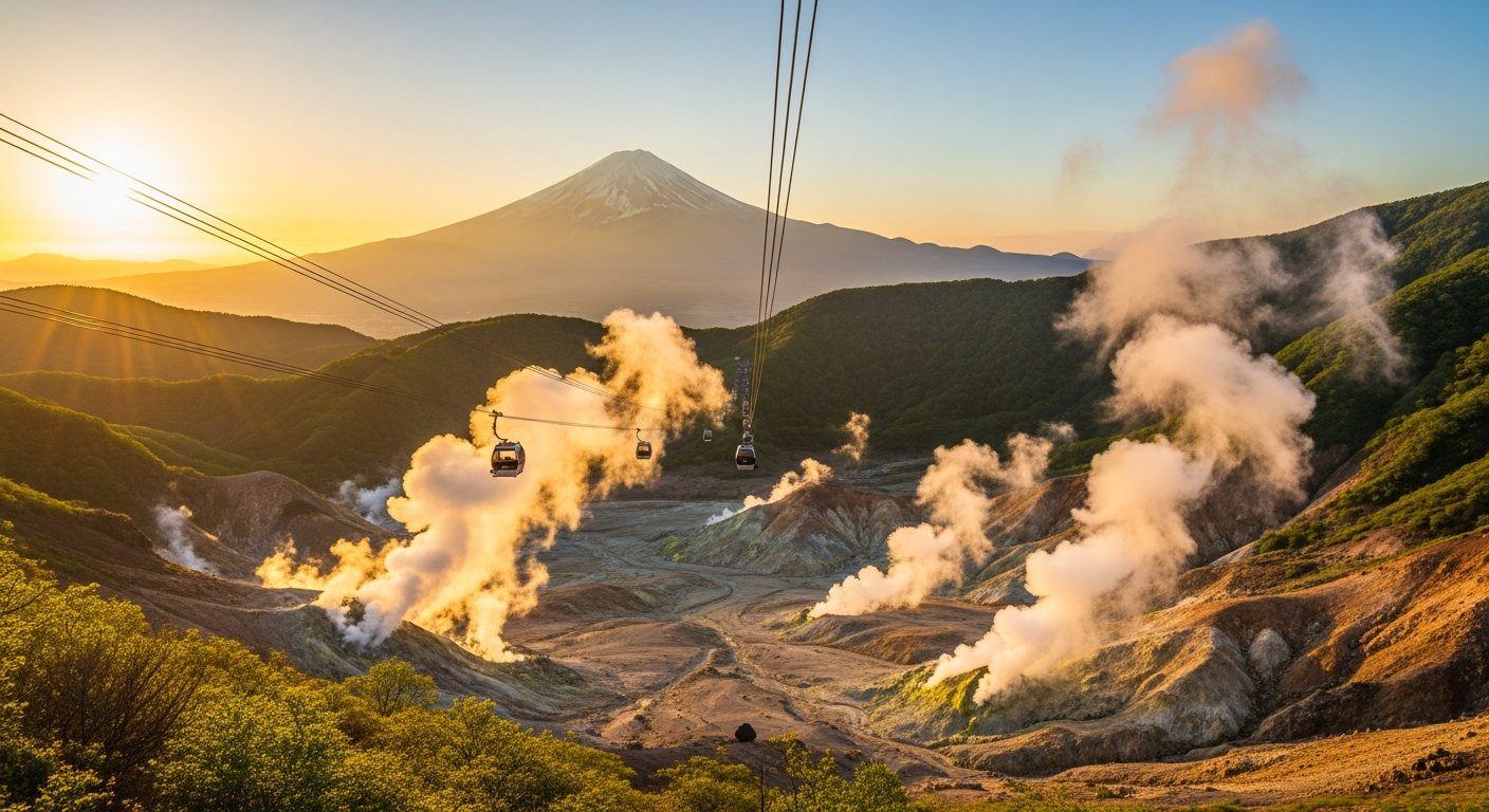 Tour della valle vulcanica di Owakudani
