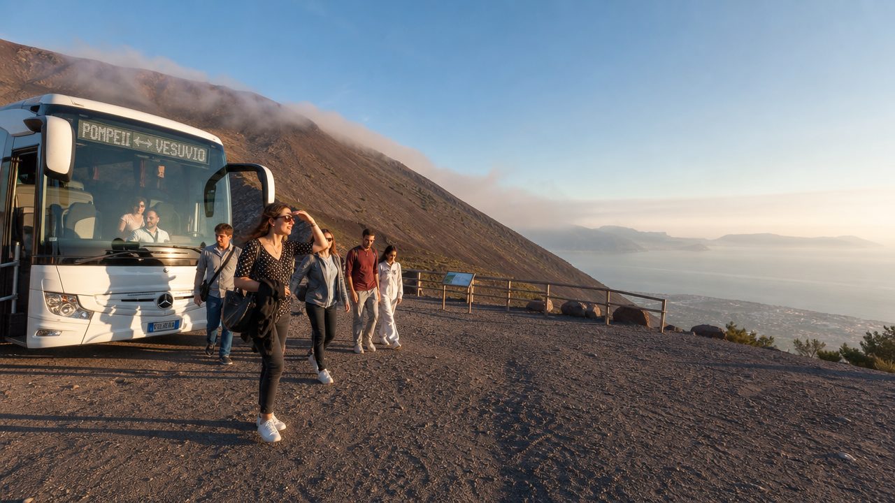 Pompeii to Vesuvius Bus