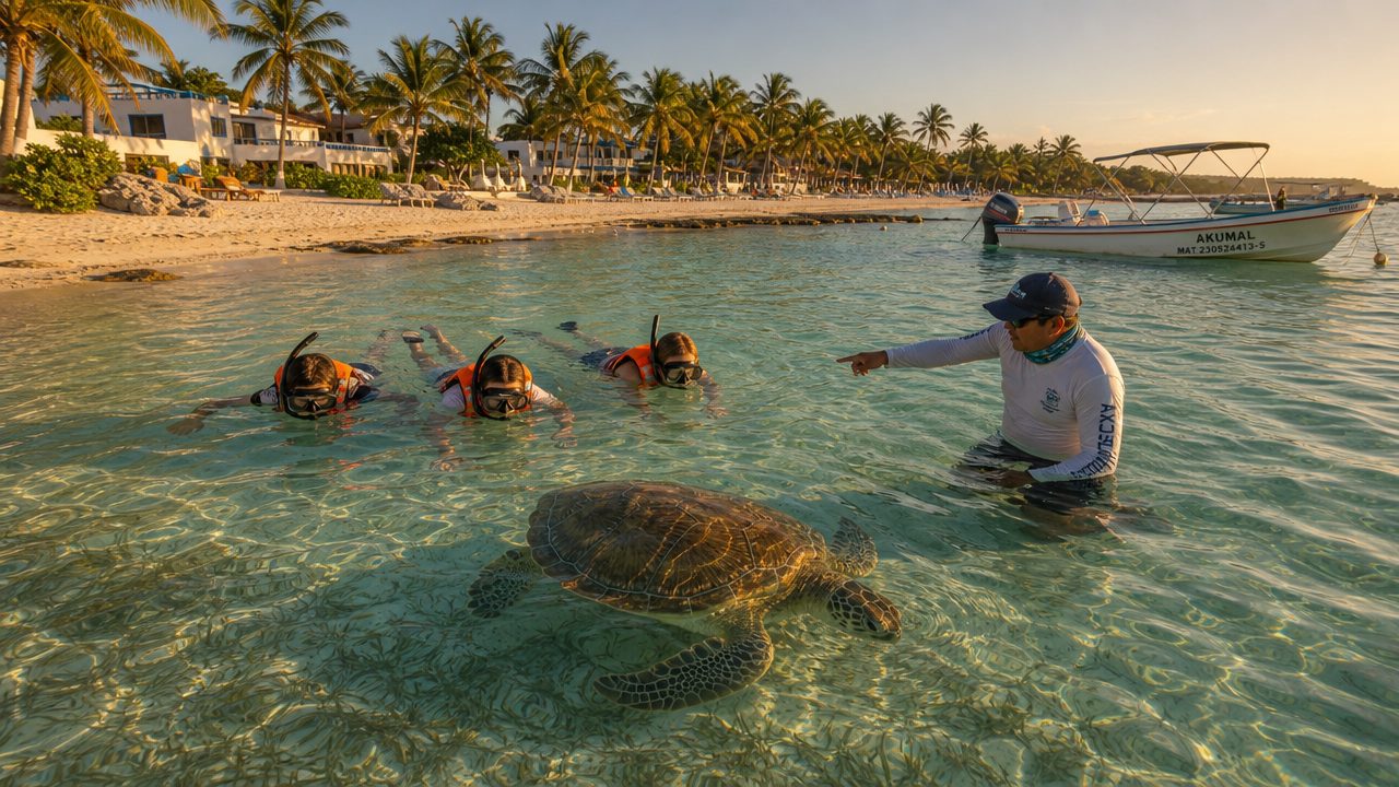 Swim With Turtles Akumal