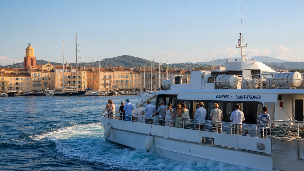 Cannes to Saint Tropez Boat