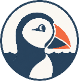 Bleik Puffin Safari Logo