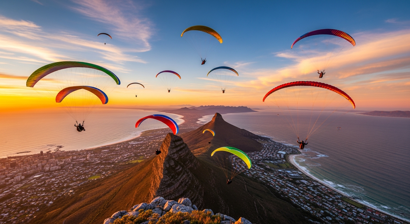 Tandem Paragliding in Cape Town