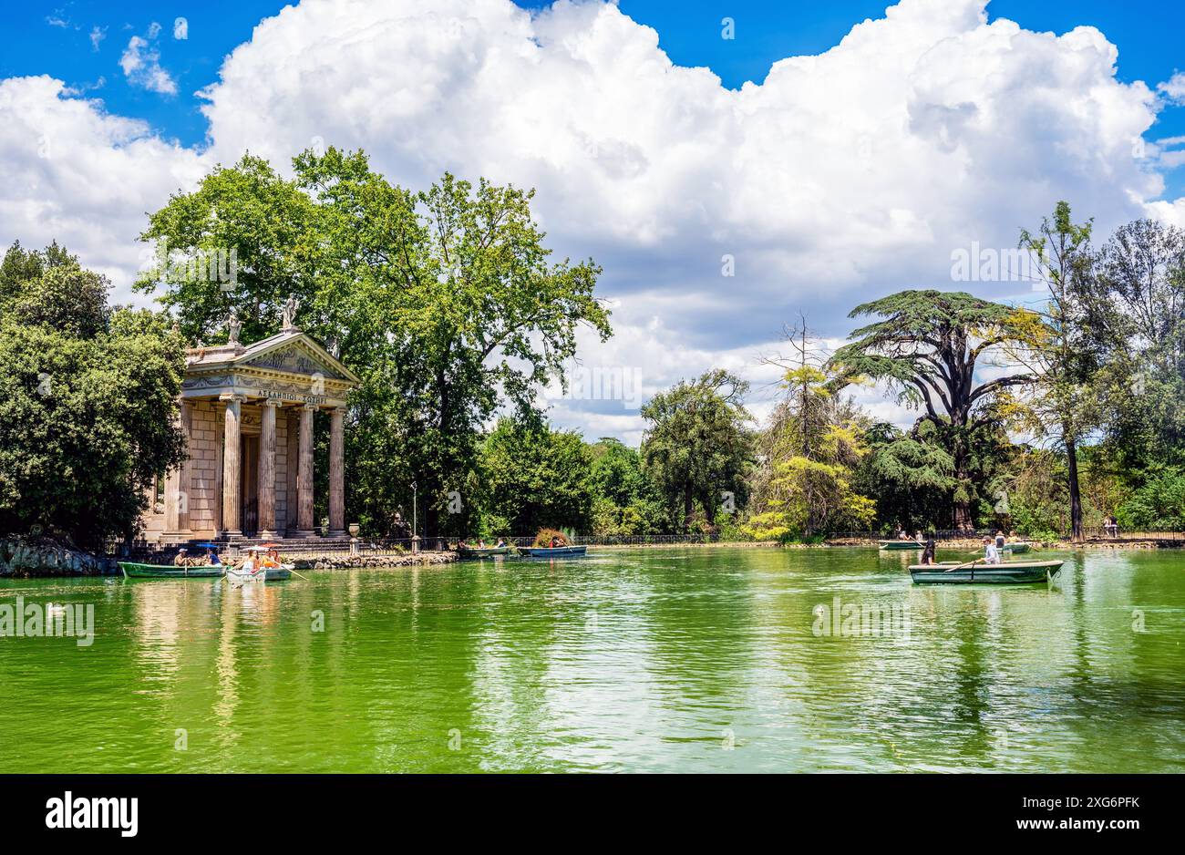 Lake and Temple of Aesculapius
