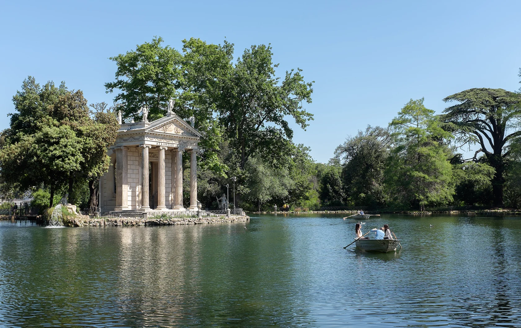 Villa Borghese gardens stroll