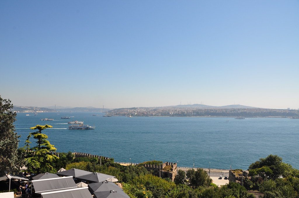 Fourth Courtyard Bosphorus Panorama