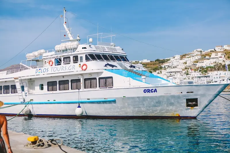 Mykonos to Delos Ferry