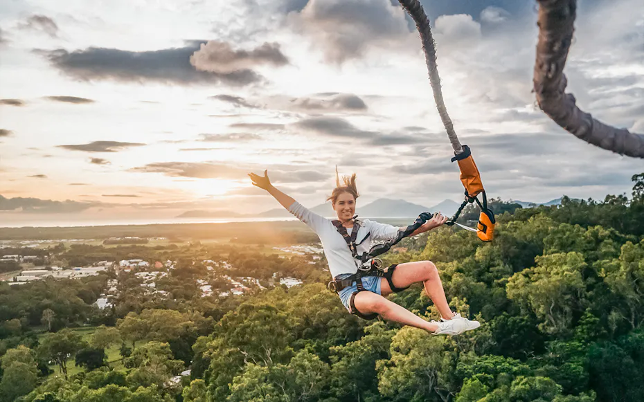 Cairns Bungy Jump at Skypark