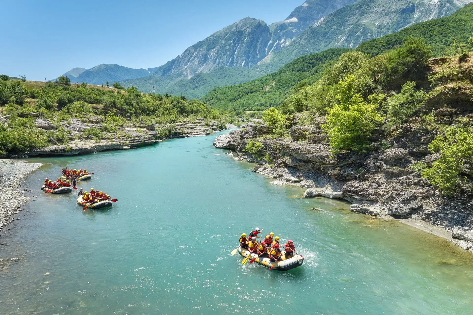 Vjosa River Rafting