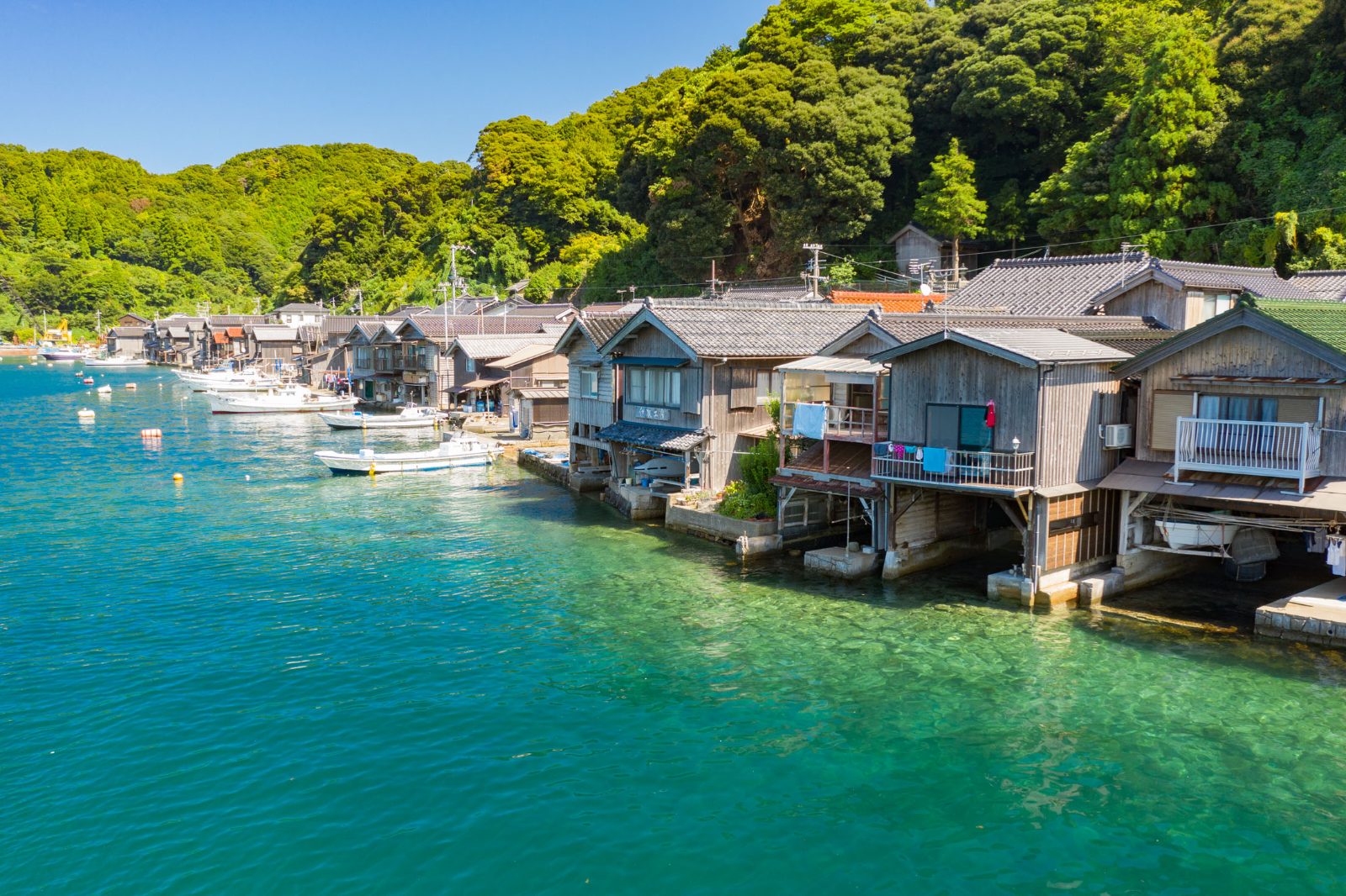 Ine Bay Boat Houses