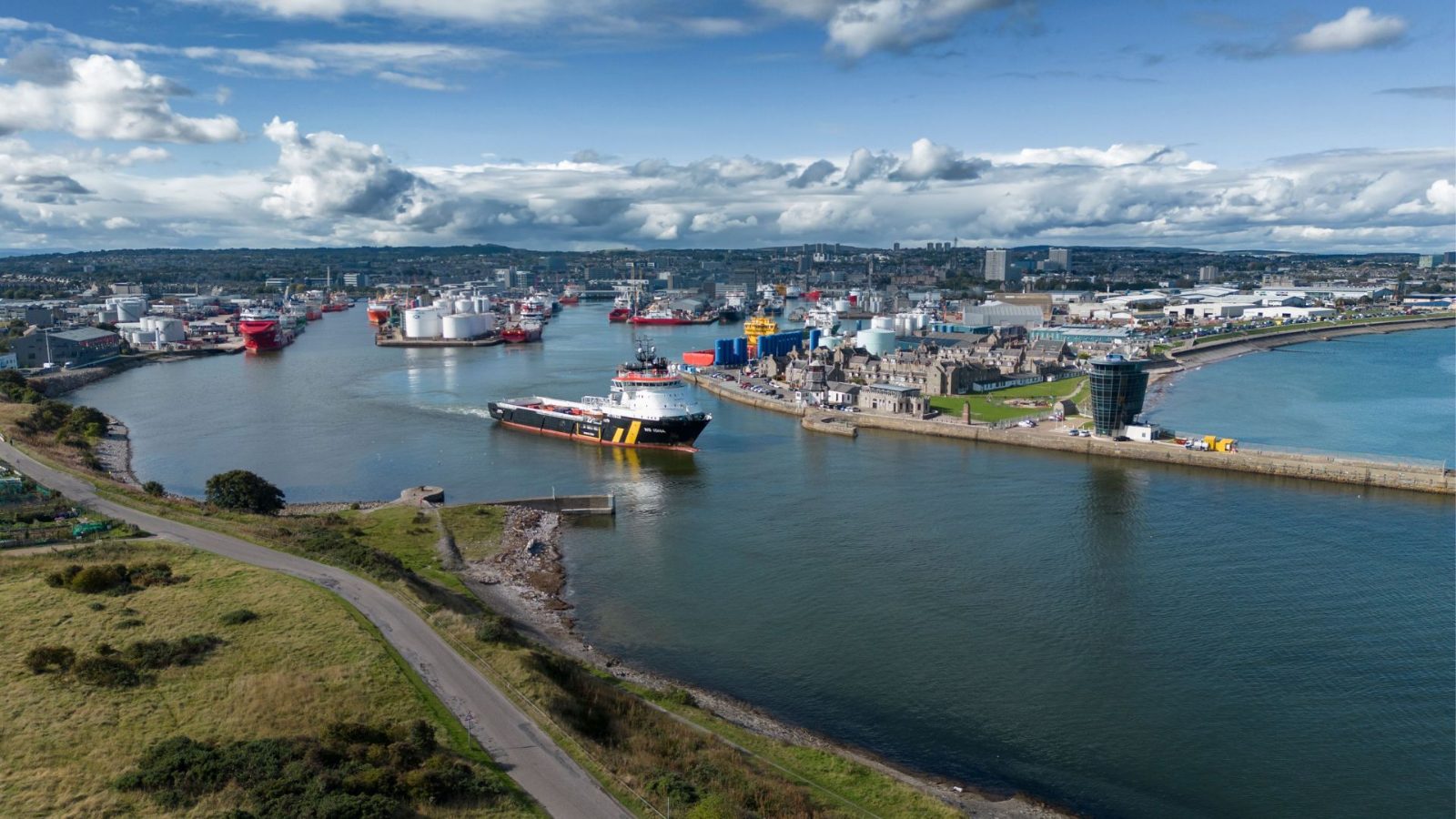 From Aberdeen Port