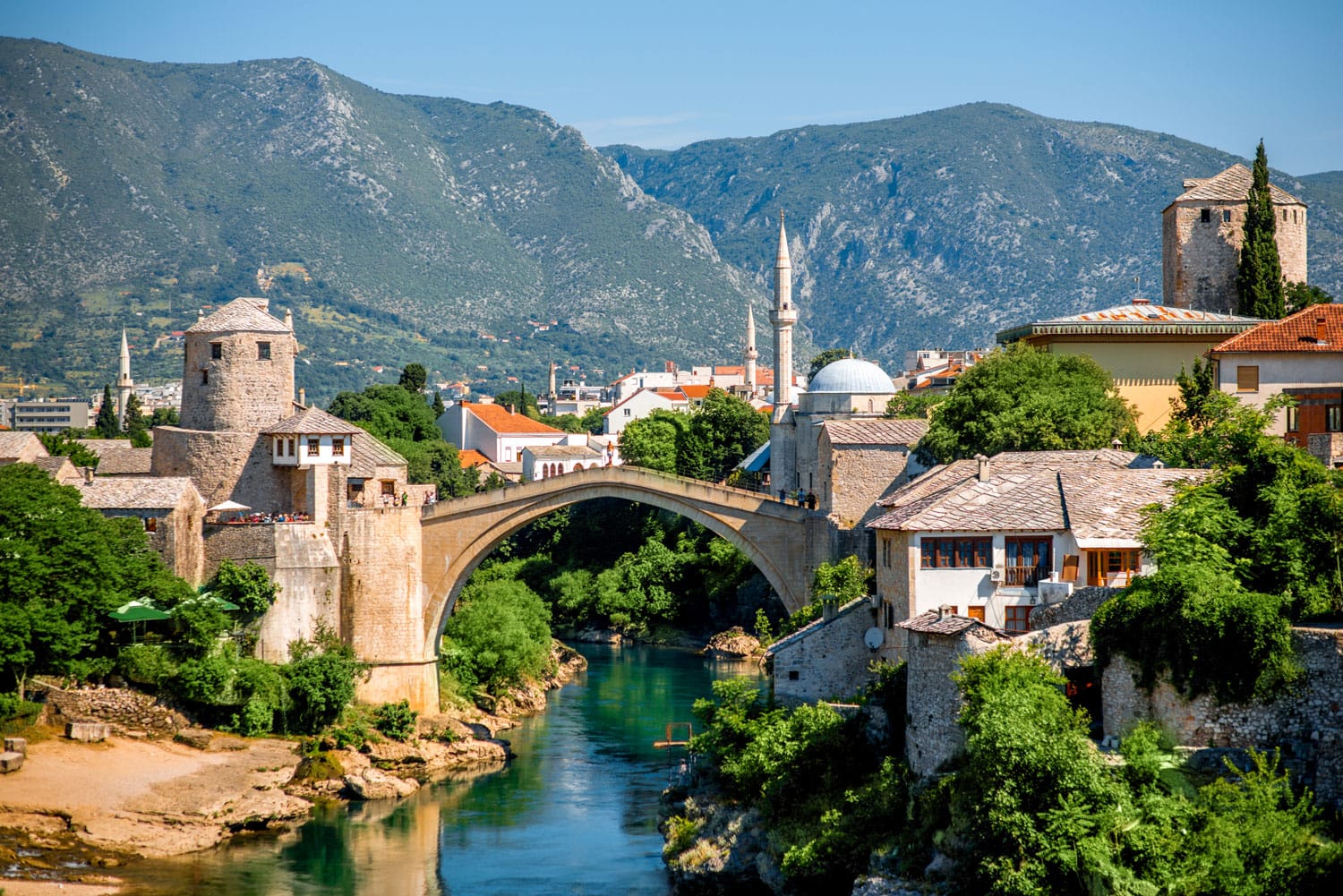 Downtown Mostar