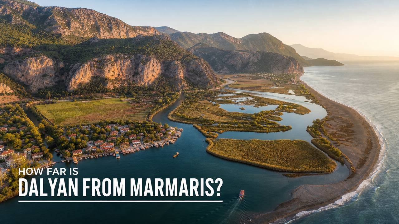 How Far Is Dalyan From Marmaris