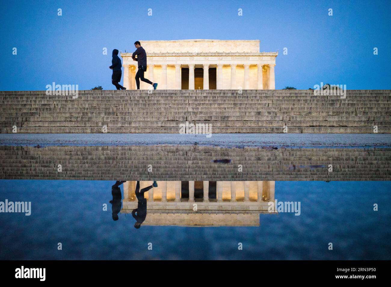 Lincoln Memorial untere Stufen