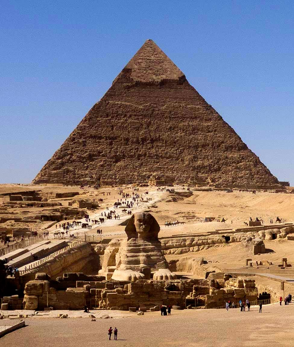 Sphinx sandy forecourt