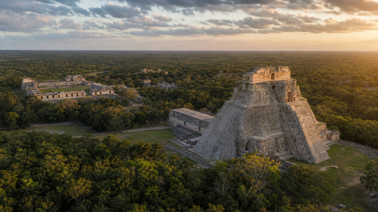 From Merida Uxmal and Kabah Archaeological Sites Tour