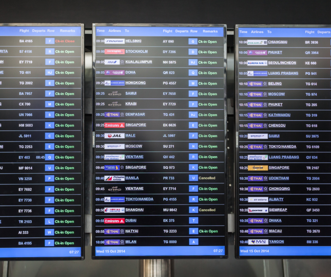 Flight Information Screens