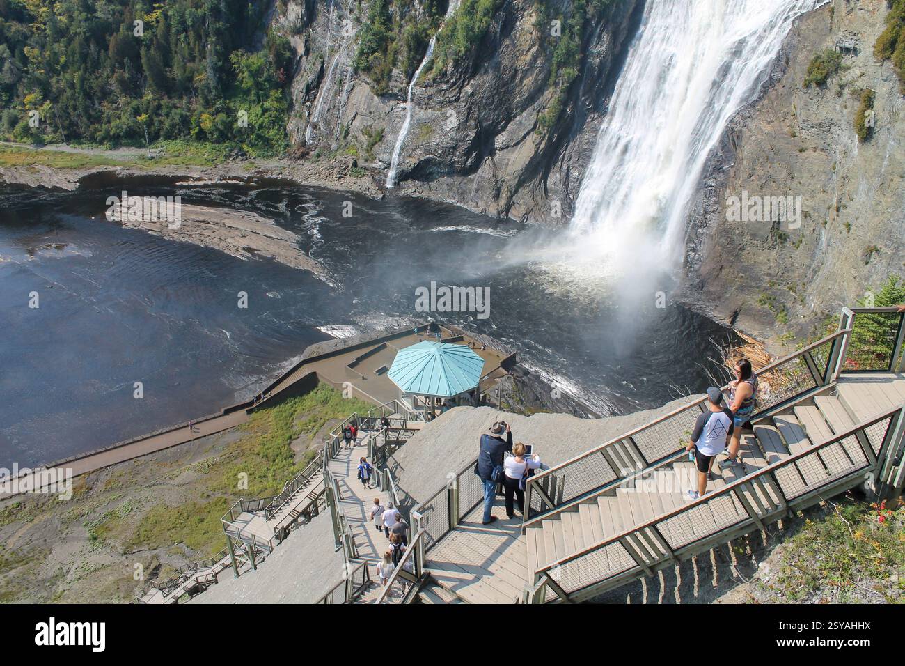 Descend the 487-step staircase