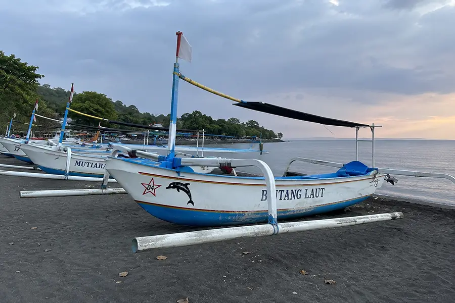 Traditional Jukung Boat