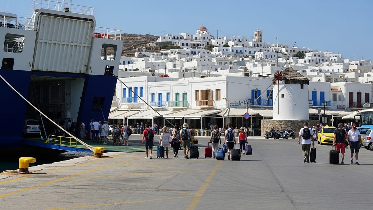 Arrival at Port