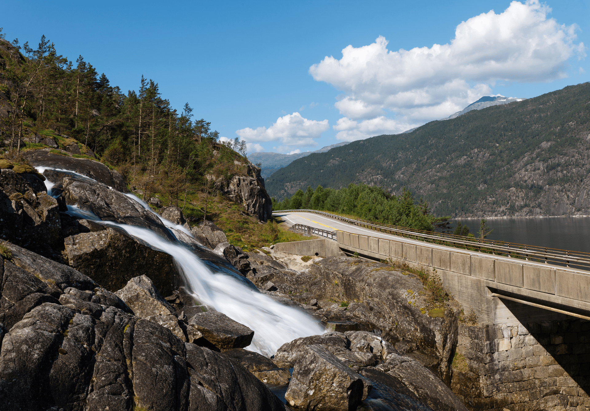 Langfoss Waterfall Haugesund Shore Excursions