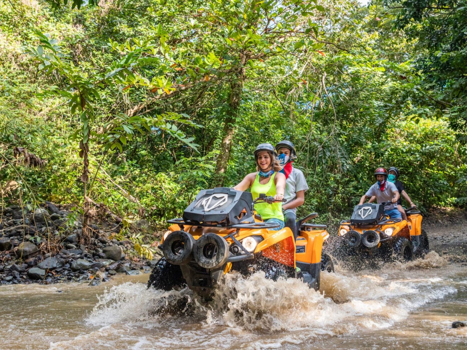 Rainforest ATV Tour Puerto Rico at Carabalí