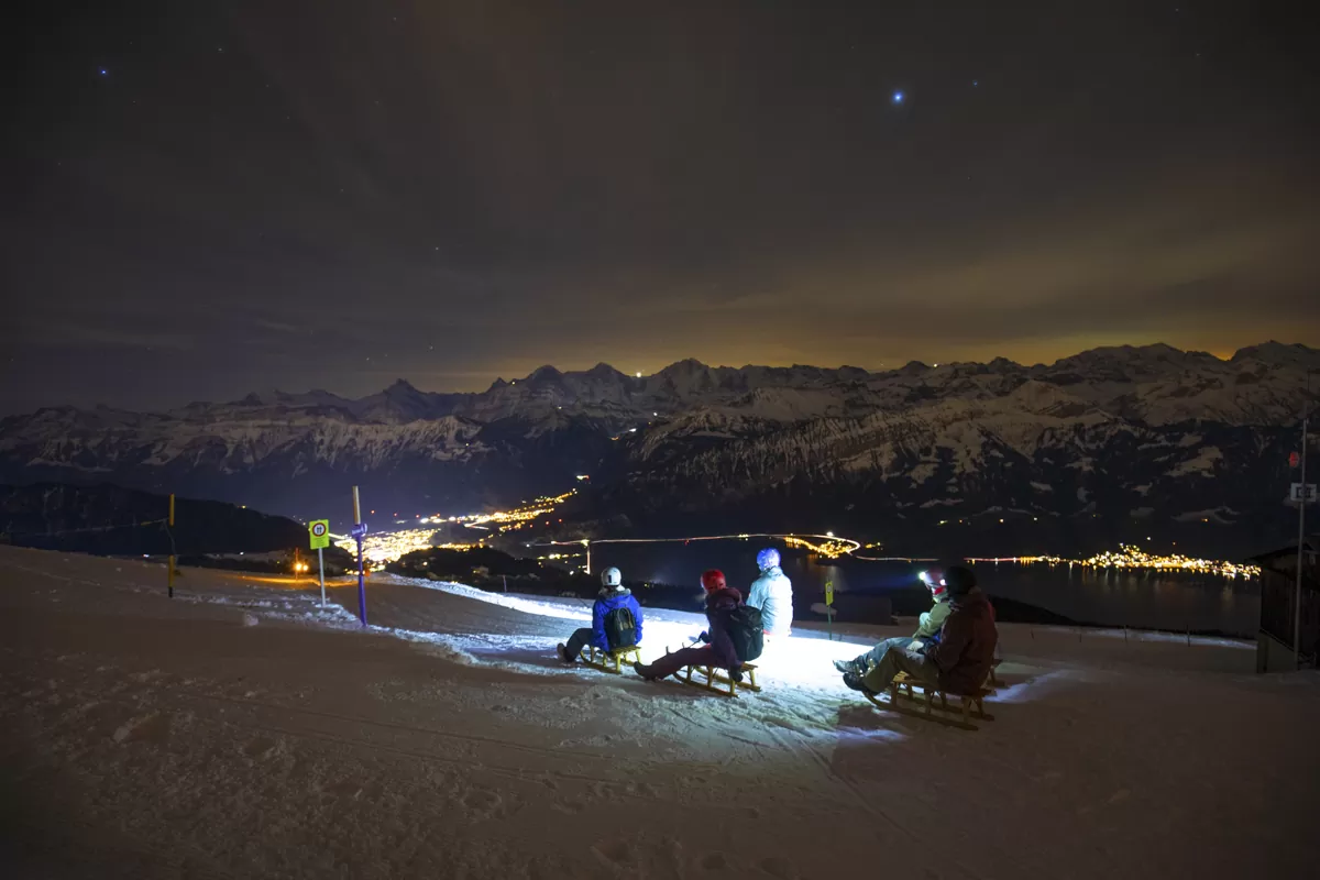 Interlaken Night Sledding