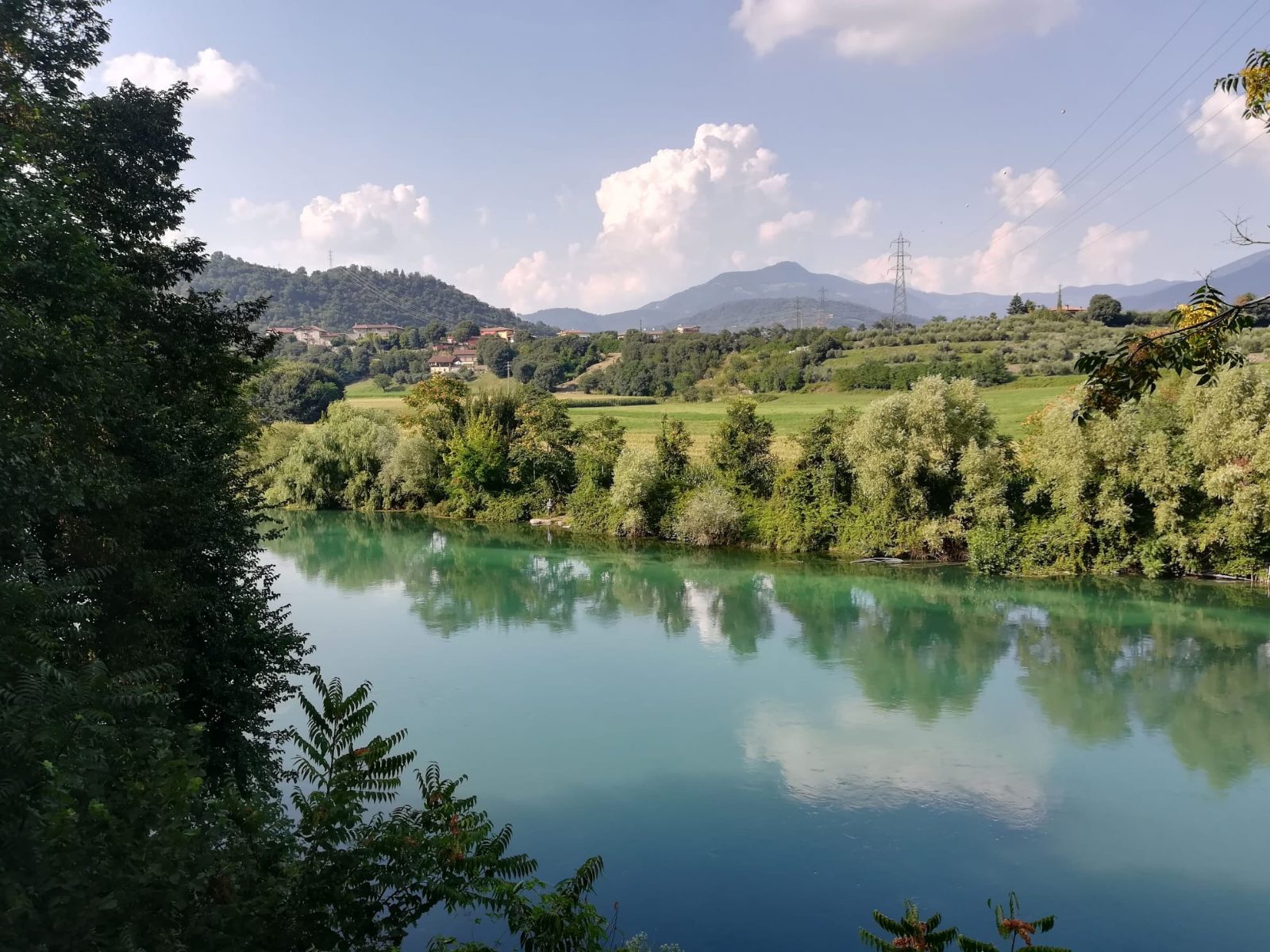 The Oglio River Confluence