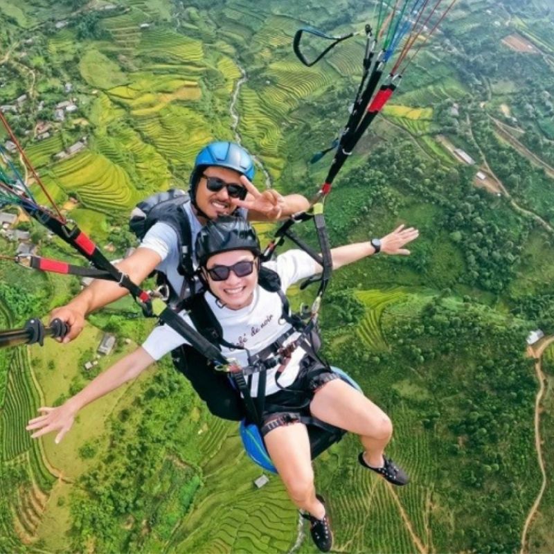 Sapa Paragliding Location