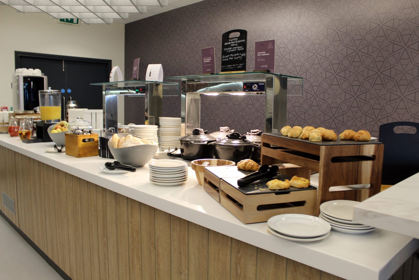 Liverpool Airport Lounge Menu