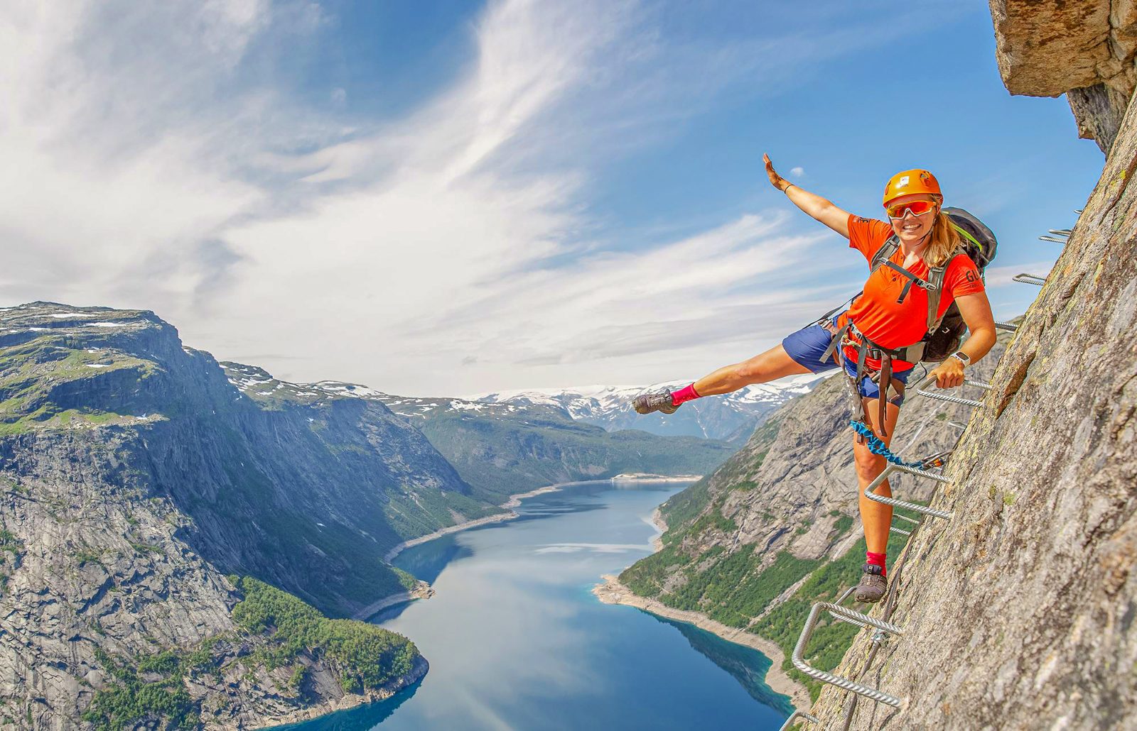 Trolltunga Via Ferrata Map