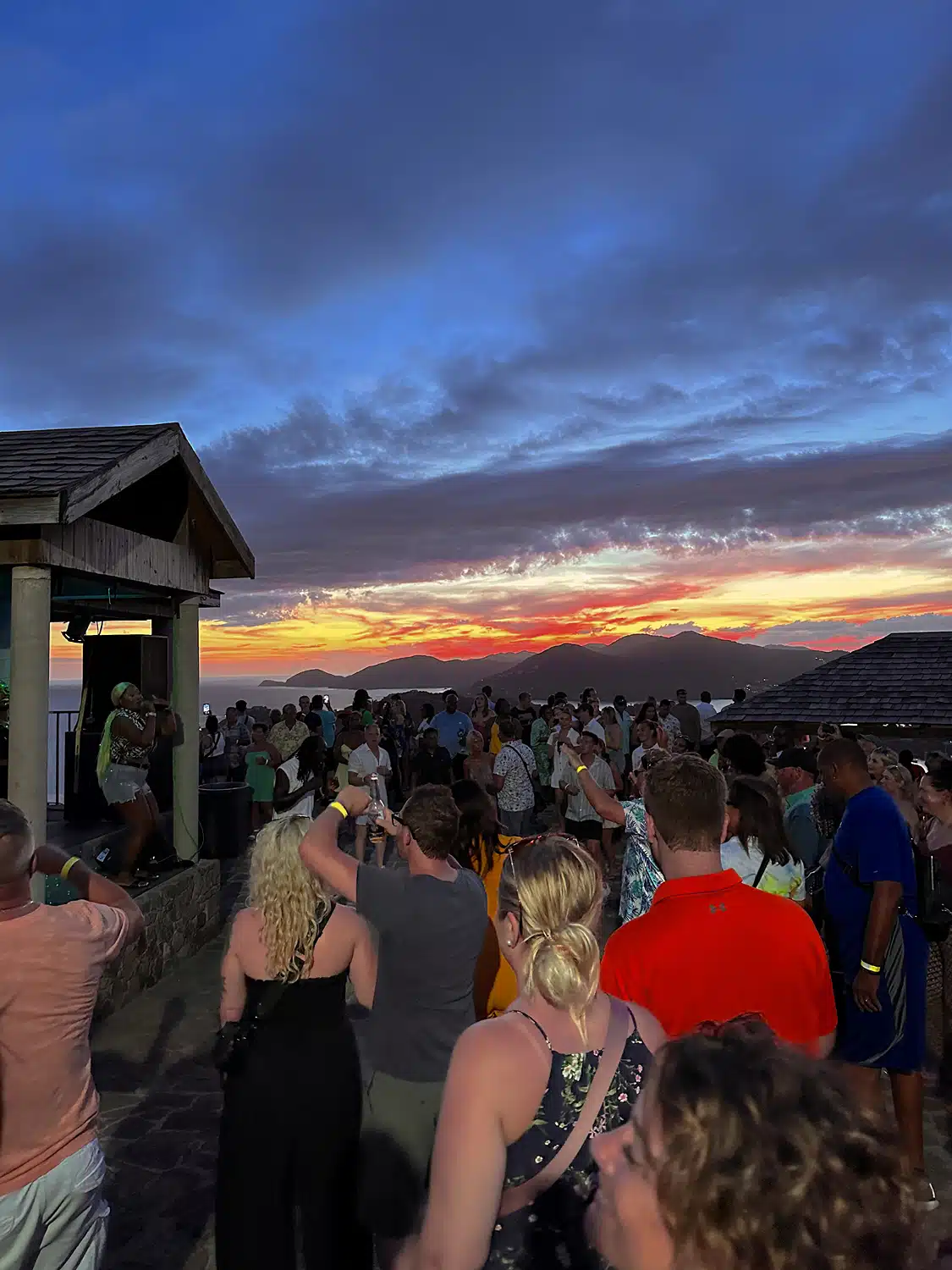 Shirley Heights Lookout Sunset Party