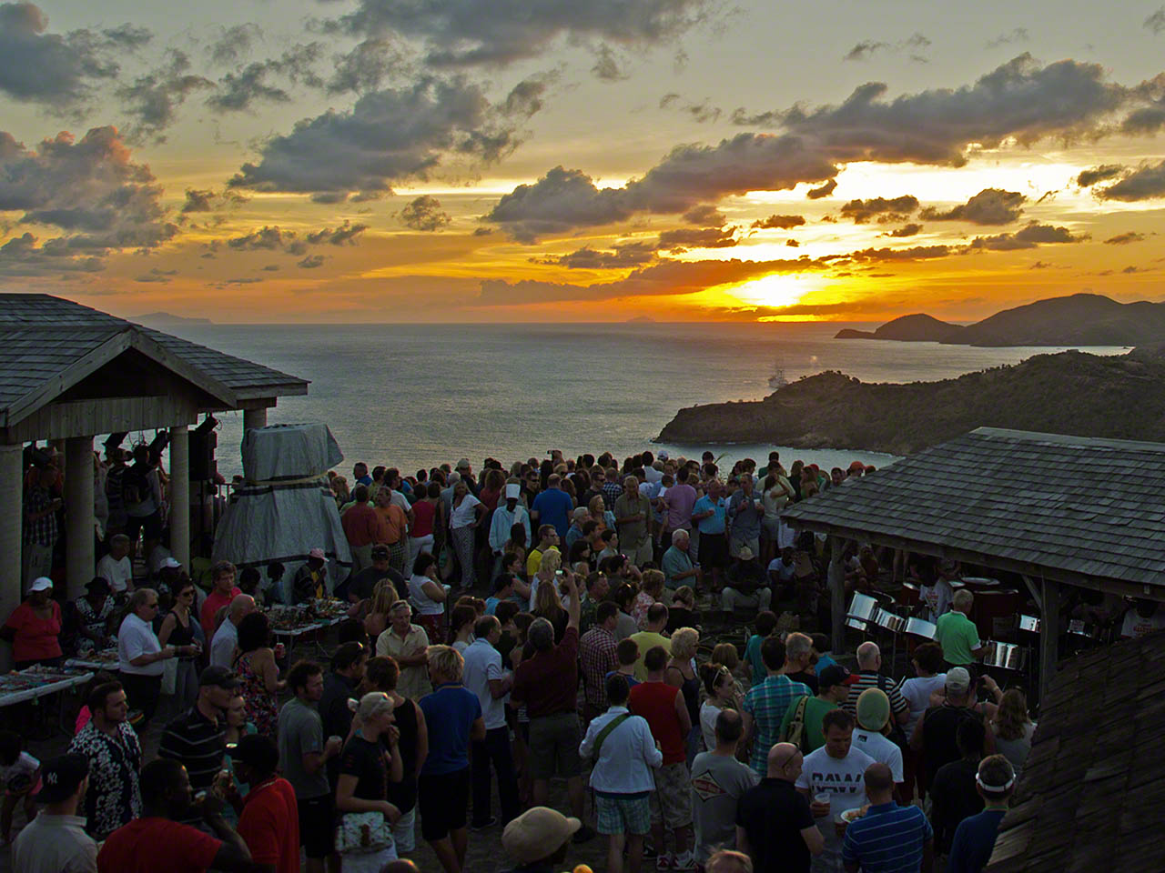Shirley Heights Sunset Party From West Coast