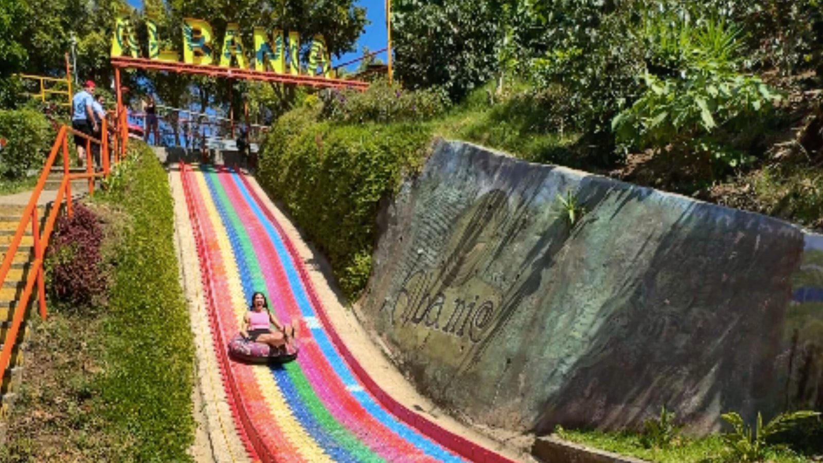 What Is the Rainbow Slide in El Salvador Called