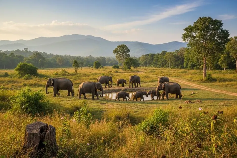 Kui Buri Wild Elephant Safari