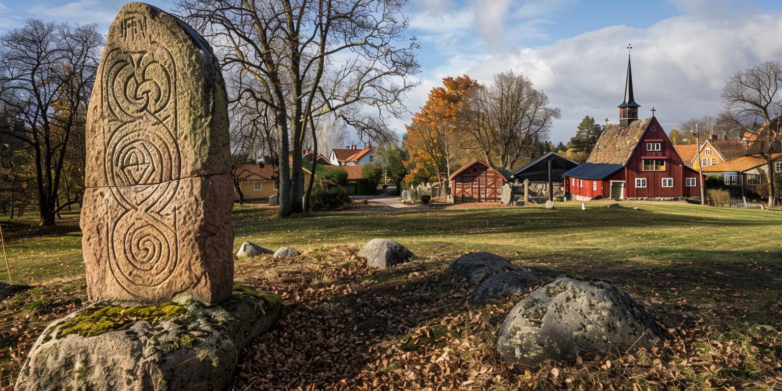 Viking Runestones on Stora Gatan