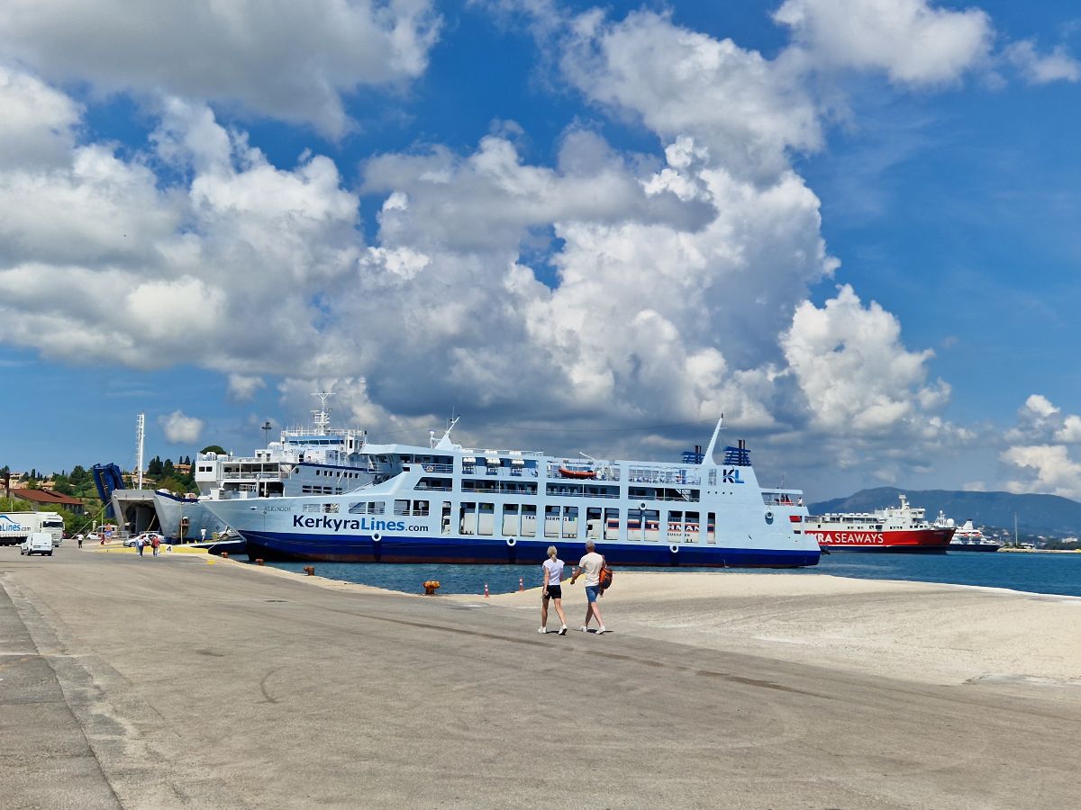 Corfu to Saranda Ferry Time