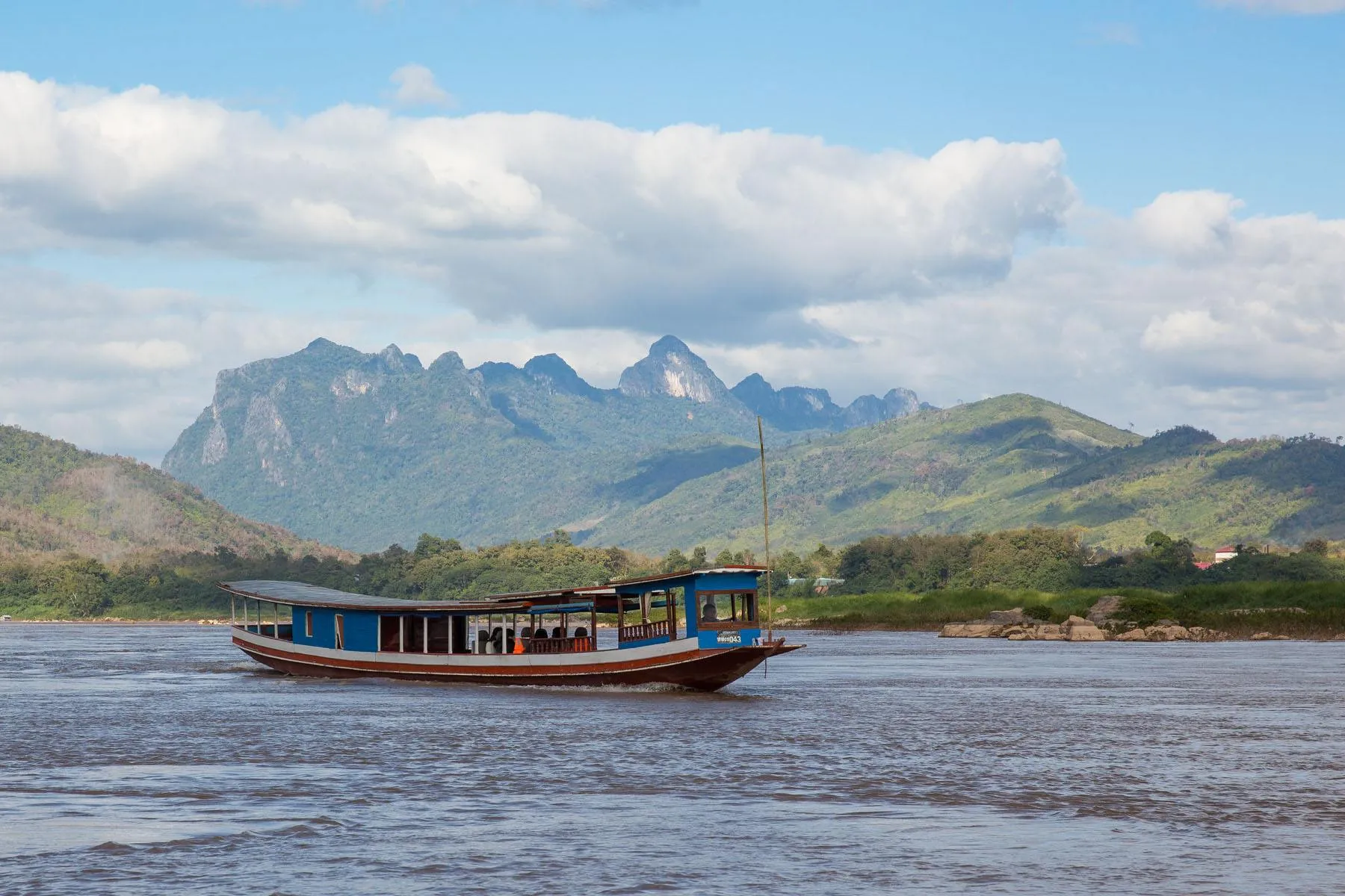2 Day Slow Boat Chiang Rai to Luang Prabang