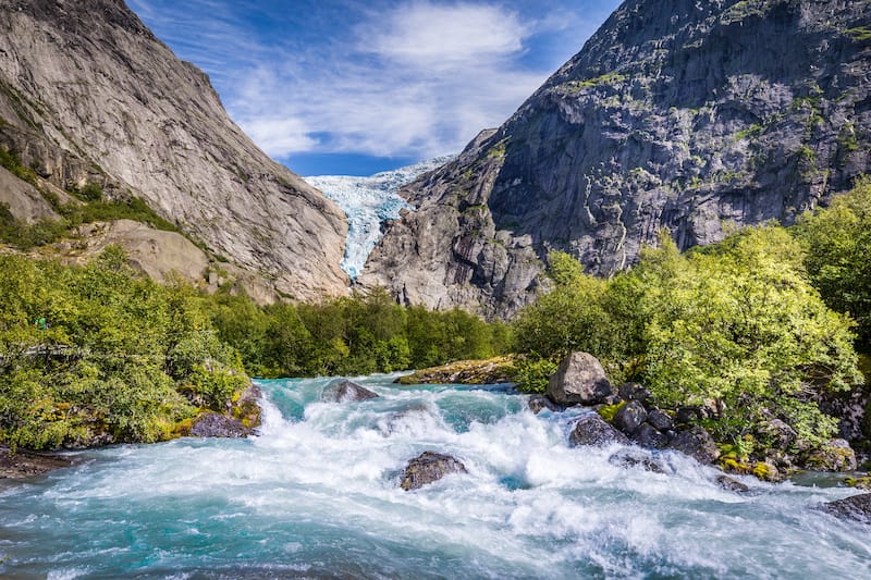 Briksdal Glacier From Olden Timetable