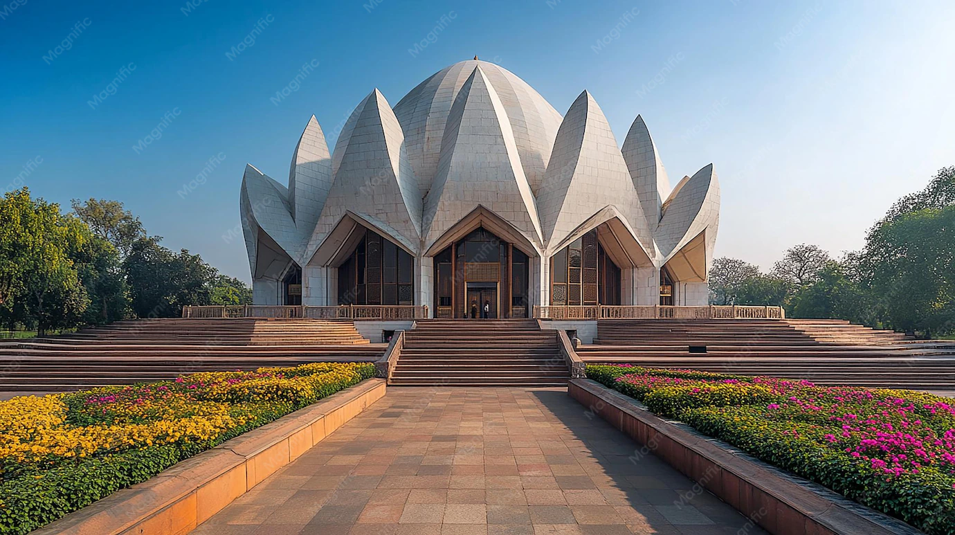 Lotus Temple main gate