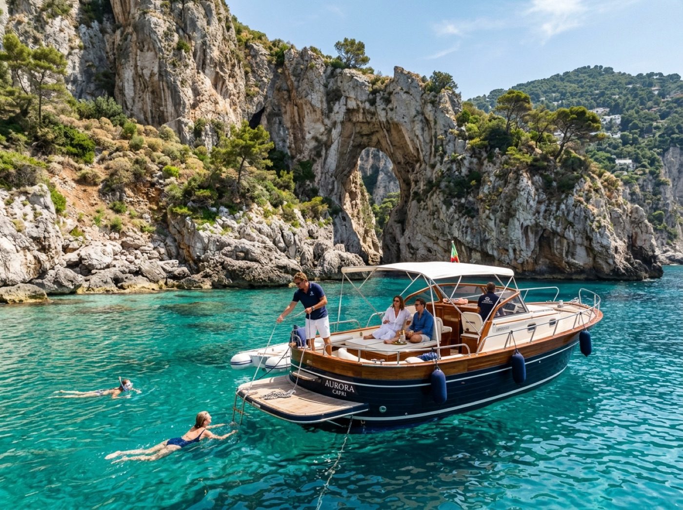 Sorrento Boat Tours Swimming