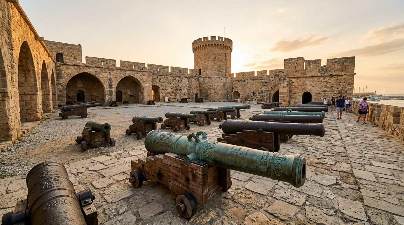 Courtyard Cannons