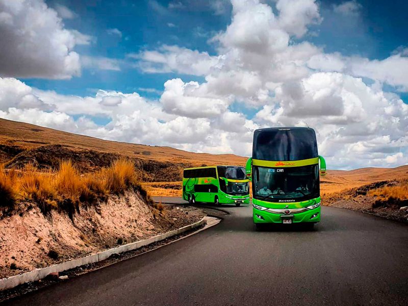 Puno to Cusco Tourist Bus