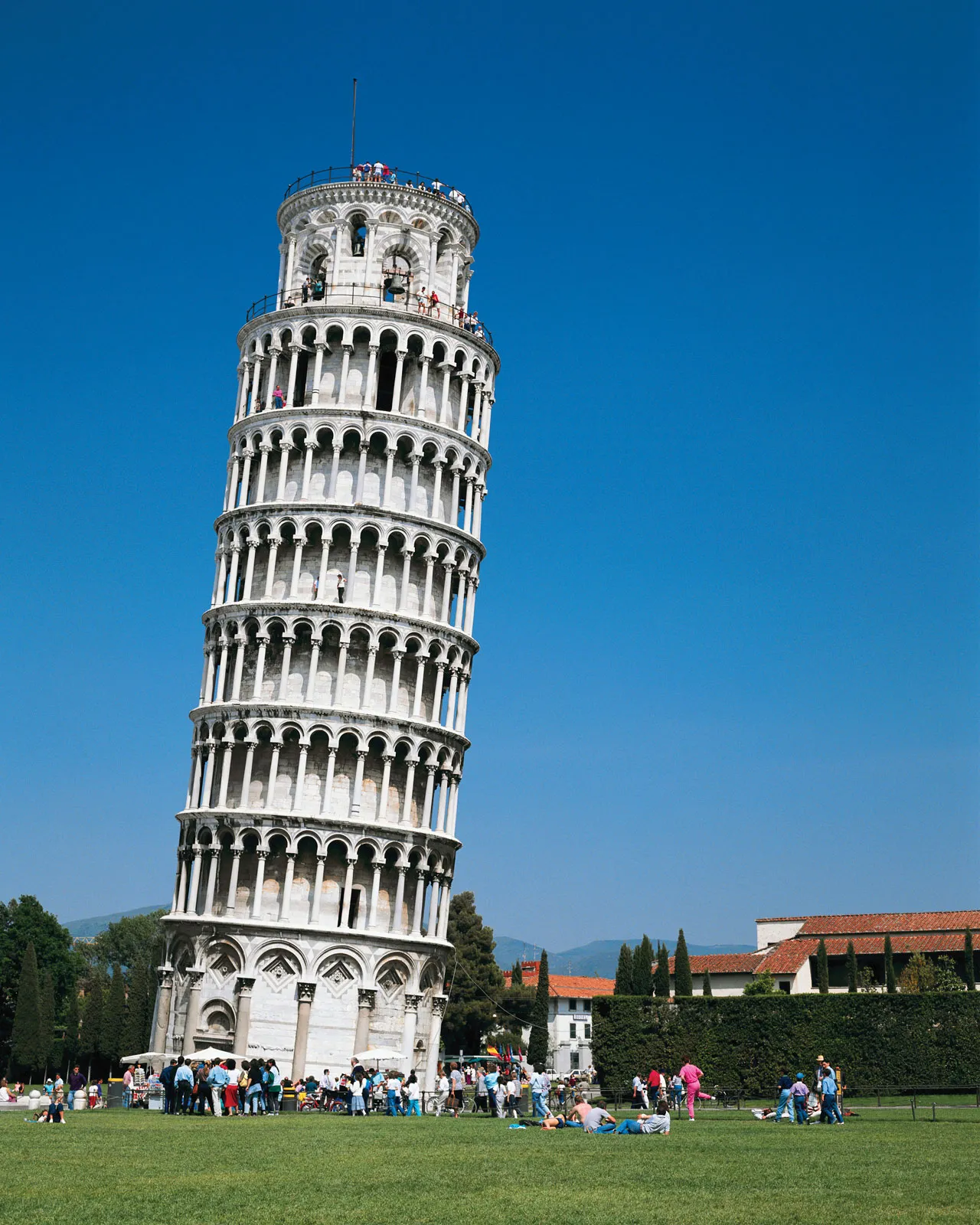 Arrival in Pisa