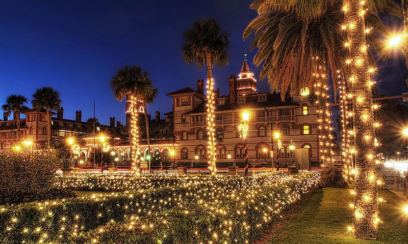 St Augustine Golf Cart Lights Tour