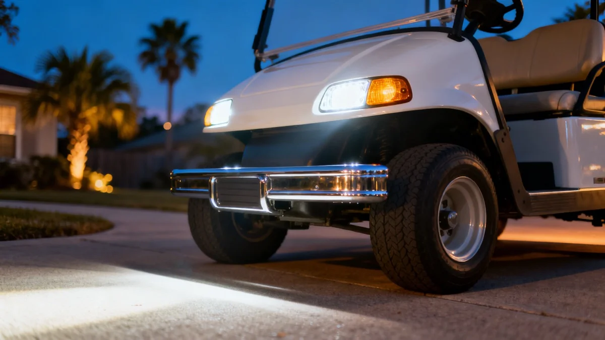 Your experience at St Augustine Golf Cart Lights Tour