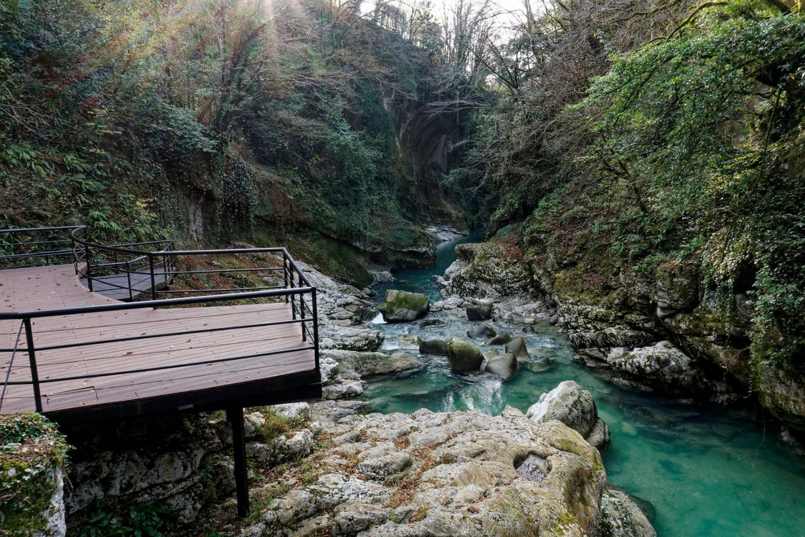 Martvili Canyon and Prometheus Cave Tour Experience